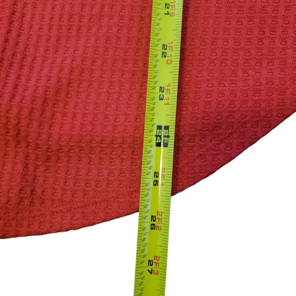 Tommy Hilfiger Pink Oversized Waffle Knit Sweater Size Small - Picture 5 of 6